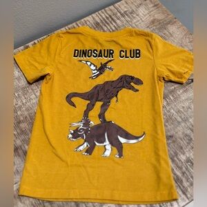 Kids Yellow Dinosaurs Tee.